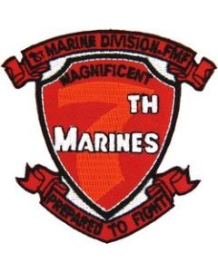 FL1475 - US Marine Corps 7th Rgt Small Patch