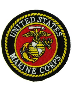 FL20 - United States Marine Corps (Round) Small Patch
