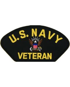 FLB1353 - US Navy Veteran Black Patch