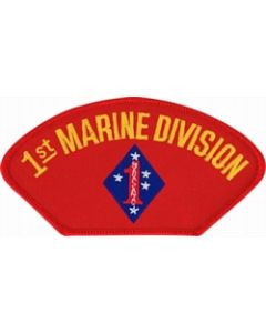 FLB1362 - 1st Marine Division Insignia Red Patch