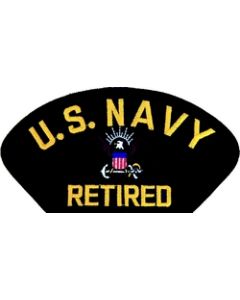 FLB1372 - US Navy Retired Black Patch