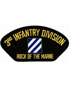 FLB1413 - 3rd Infantry Division "Rock of the Marine" Black Patch