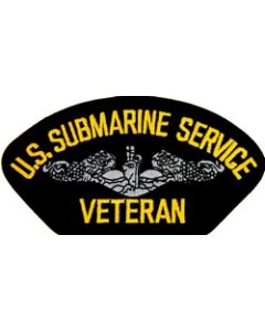 FLB1443 - US Submarine Service Veteran Black Patch