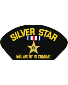FLB1463 - Silver Star Gallantry in Combat Black Patch