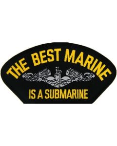 FLB1468 - The Best Marine is a Submarine Black Patch