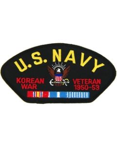 FLB1499 - US Navy Korea Veteran Black Patch
