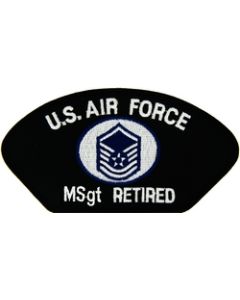 FLB1584 - US Air Force Master Sergeant (MSgt/E-7) Retired Black Patch