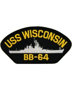 FLB1625 - USS Wisconsin BB-64 Black Patch