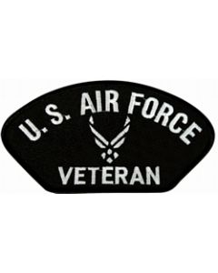 FLB1631 - US Air Force Veteran Symbol Black Patch