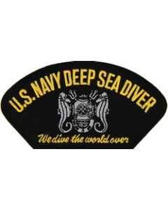 FLB1640 - US Navy Deep Sea Diver Black Patch