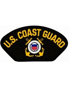 FLB1643 - US Coast Guard Insignia Black Patch