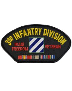 FLB1693 - Iraq 3rd Infantry Division Veteran Black Patch