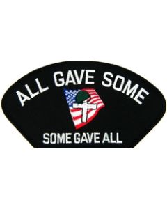 FLB1752 - All Gave Some Some Gave All with Memorial Flag Black Patch
