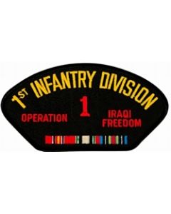 FLB1754 - 1st Infnatry Division Operation Iraqi Freedom with Ribbon Black Patch