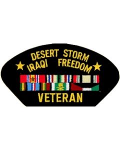FLB1756 - Desert Storm / Iraqi Freedom Veteran Black Patch