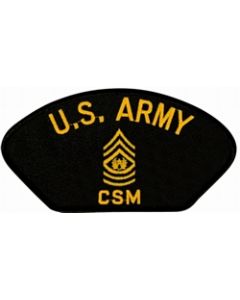 FLB1762 - United States Army Command Sergeant Major (CSM) Black Patch