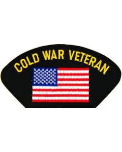 FLB1777 - Cold War Veteran with United States Flag Black Patch