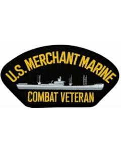 FLB1779 - US Merchant Marine Combat Veteran with Ship Black Patch