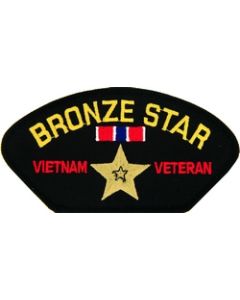 FLB1814 - Vietnam Veteran Bronze Star Black Patch