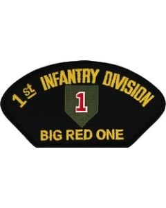 FLB1815 - 1st Infantry Division with "Big Red One" Black Patch