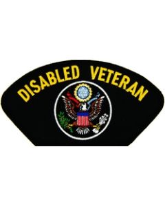 FLB1818 - Disabled Veteran Black Patch