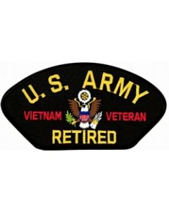 FLB1822 - United States Army Vietnam Veteran Retired Patch