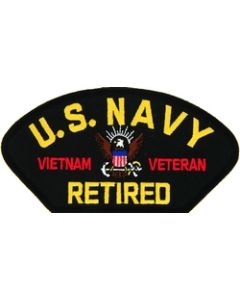 FLB1823 - US Navy Retired Vietnam Veteran Patch