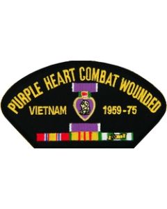 FLB1827 - Purple Heart Vietnam 1959-75 Black Patch