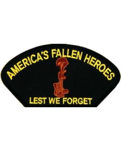 FLB1840 - America's Fallen Heroes Lest We Forget Black Patch