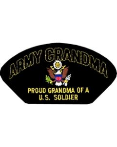 FLB1875 - Army Grandma - Proud Grandma of a US Soldier Black Patch