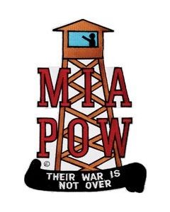 FLD1027 - MIA/POW Their War is Not Over Back Patch (5.5" x 8)