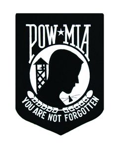 FLD1052 - POW/MIA You Are Not Forgotten Back Patch (6 x 7)