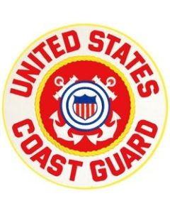 FLF1574 - US Coast Guard Rocker Back Patch