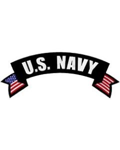 FLF1845 - US Navy Rocker Back Patch