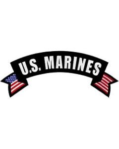 FLF1846 - US Marine Corps Rocker Back Patch