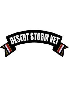 FLF1850 - Desert Storm Veteran Rocker Back Patch