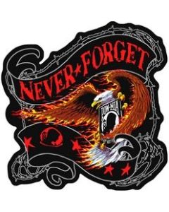 FLG1864 - Never Forget POW Back Patch (13 x 13")