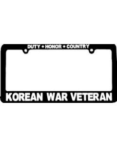 LPF5 - Korean War Veteran License Plate Frame