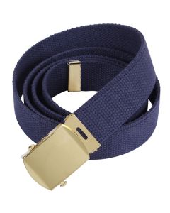 MBB0 - Military belt (choose color) with a solid brass buckle