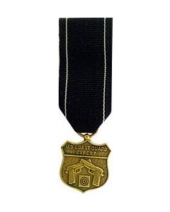 MR433 - Coast Guard Expert Pistol Mini Medal
