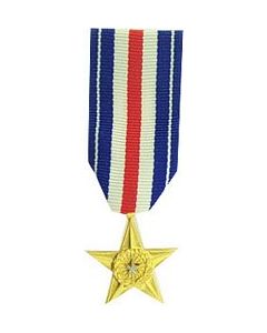 MR493 - Silver Star Mini Medal