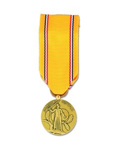 MRA409 - American Defense Service Anodized Mini Medal