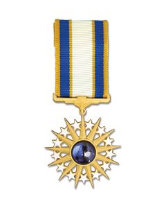MRA444 - Air Force Distinguished Service Anodized Mini Medal