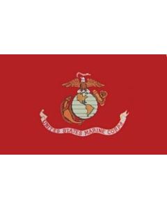 PCF4 - US Marine Corps 1 Sided Screen Printed Flag 3' x 5' ft