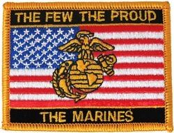 US Marine Corps The Few The Proud Small Patch - FL1668 (2 1/2 inch)