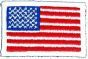 US Flag 2 1/2 x 1 3/4" (sew on) - 091504