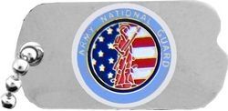 Army National Guard Insignia Dog Tag Pin - 14374 (1 inch)