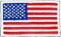 US Flag 3.5 x 2.25" (sew only) - 091011