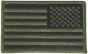US Flag (Right) Subdue Small Patch - FL1628 (2 1/2 inch)