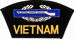 Vietnam Combat Infantry Badge (CIB) Black Patch - FLB1344 (5 1/4 inch)